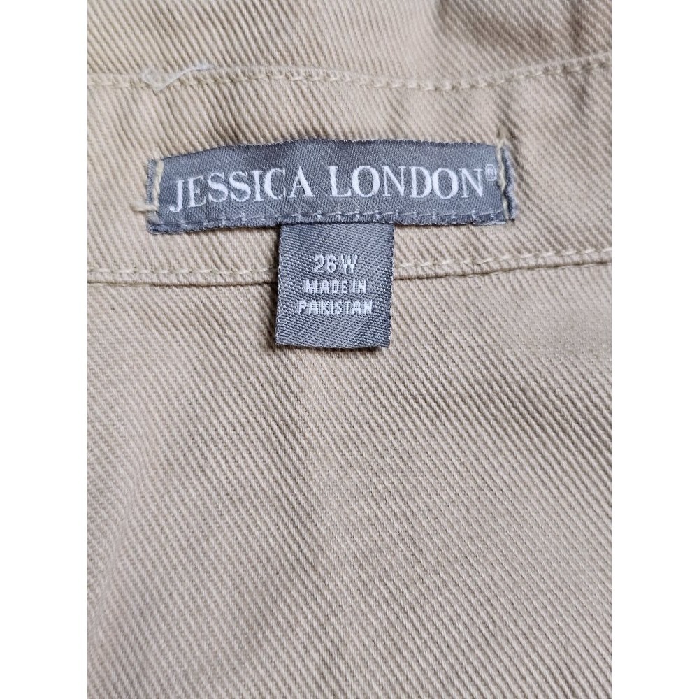 Jessica London Womens Size 26‎ Casual Military Style Khaki Jacket - Picture 2 of 9